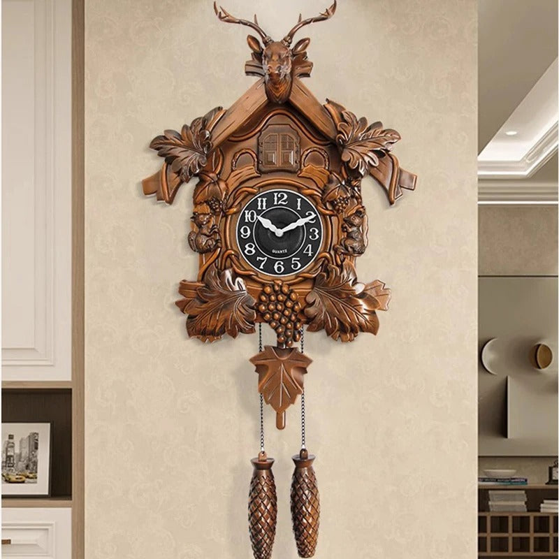 The Vintage Cuckoo Clock displayed as a functional yet eye-catching feature for the home.