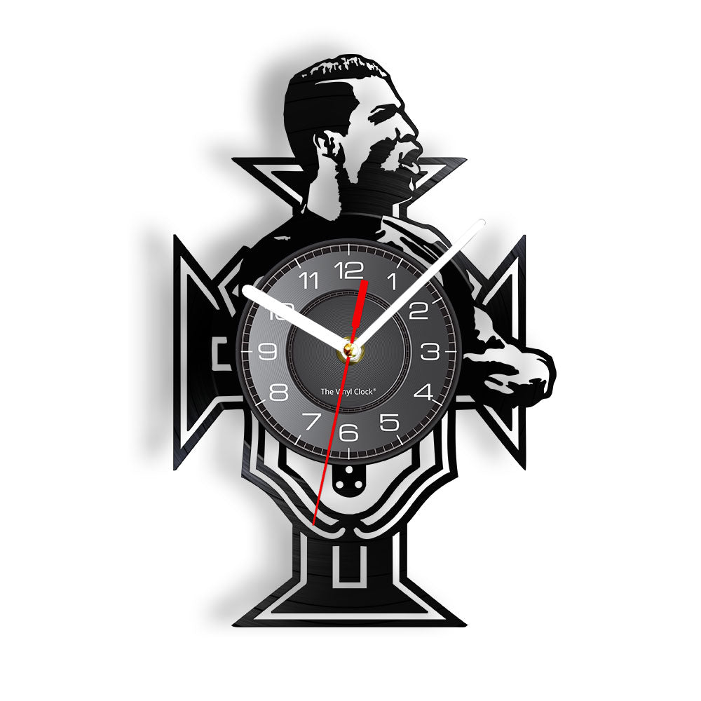 This Cristiano Ronaldo Clock combines practical timekeeping with characterful wall decor.