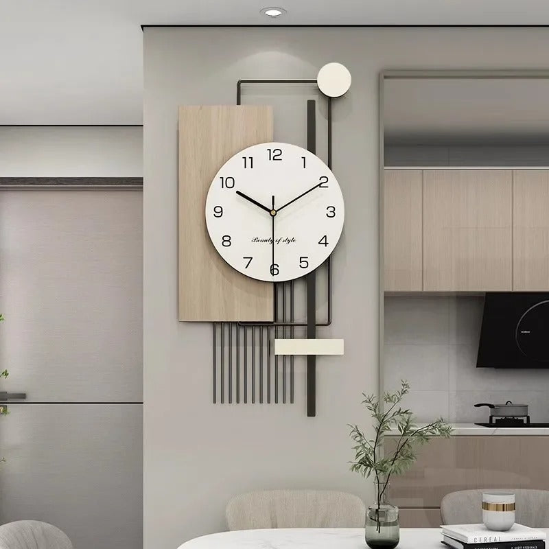 The Kitchen Luxury Clock, a statement clock that lends personality to a carefully styled interior.