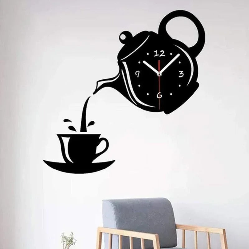 A closer view of the Kitchen Clock, created to become a striking focal point in any room.
