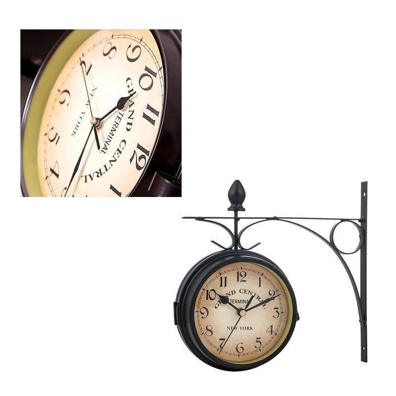 of Gare Double-Sided Clock