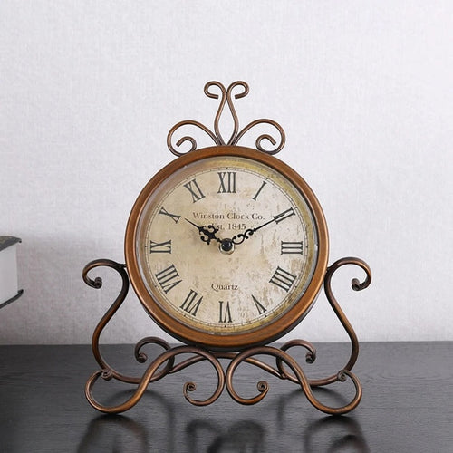 The Antique Table Clock displayed as a functional yet eye-catching feature for the home.