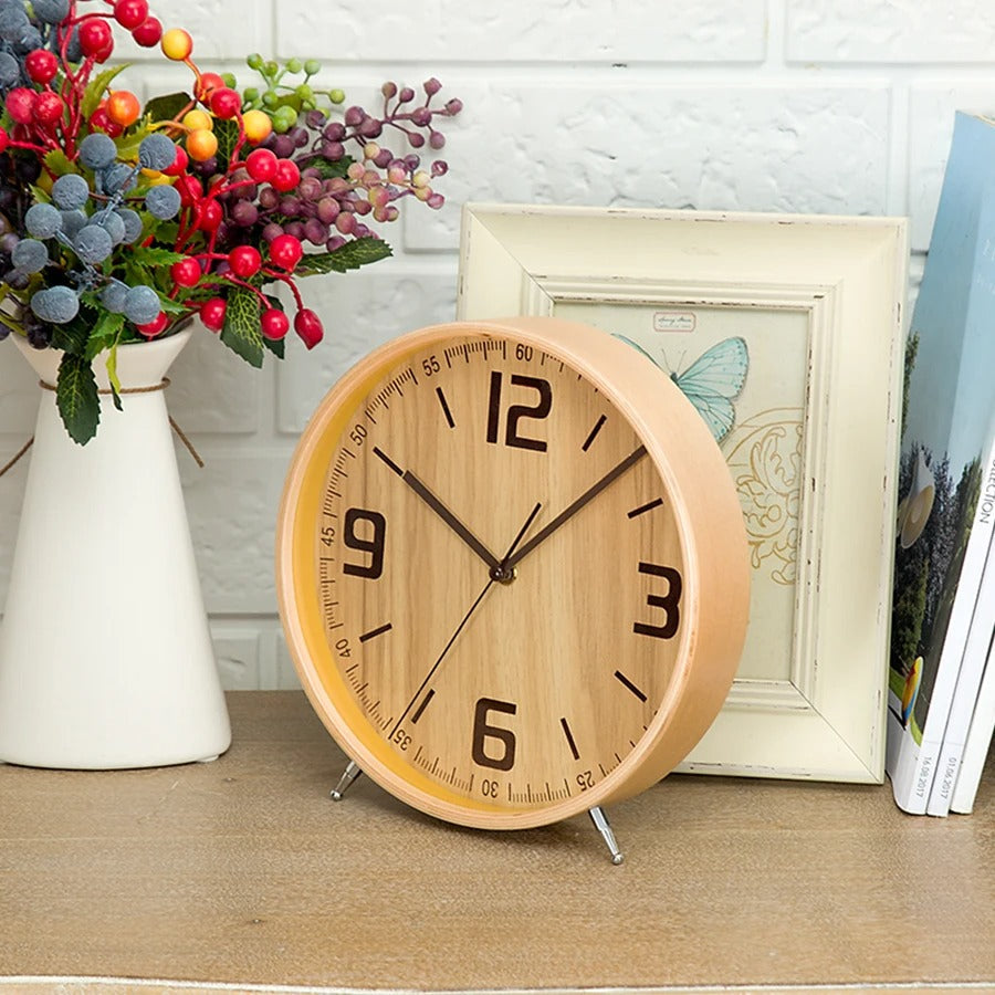 Wood Table Clock