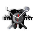 The Dentist Clock shown as a refined decorative accent for a modern living space.