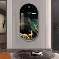 A closer view of the Designer Clock, created to become a striking focal point in any room.