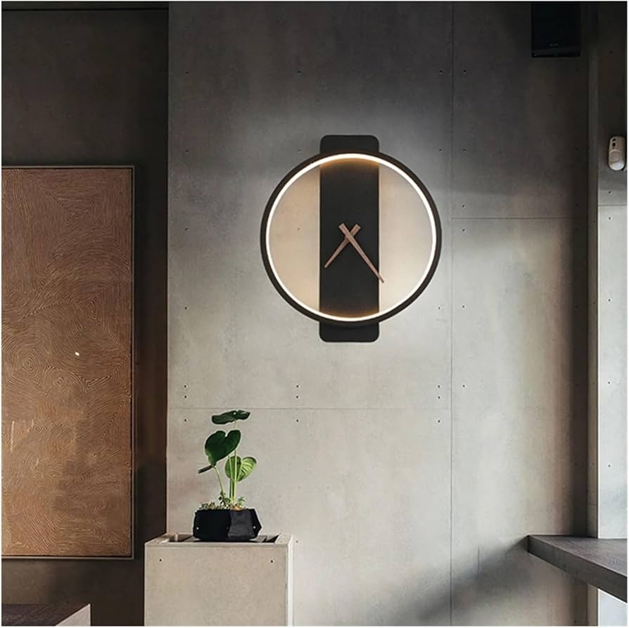 The Designer LED Clock, a statement clock that lends personality to a carefully styled interior.