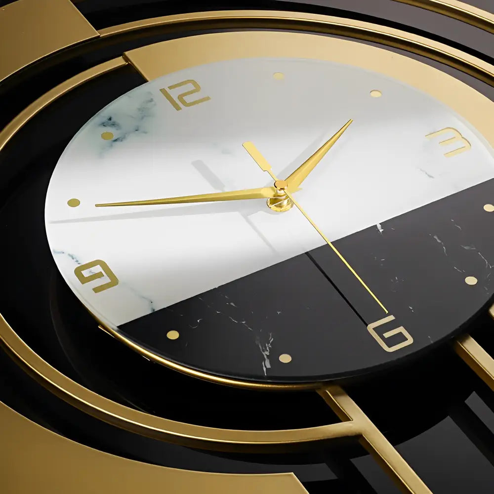 Gold Designer Clock