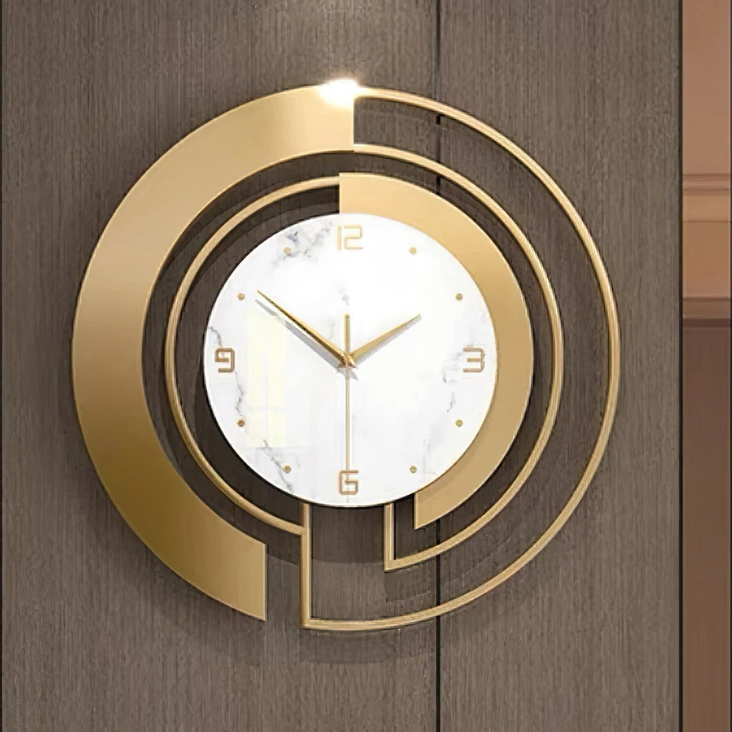 Gold Designer Clock