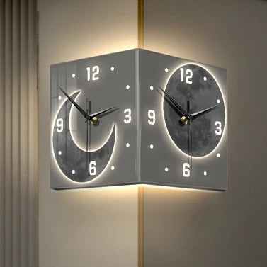 Double-Sided Moon Clock