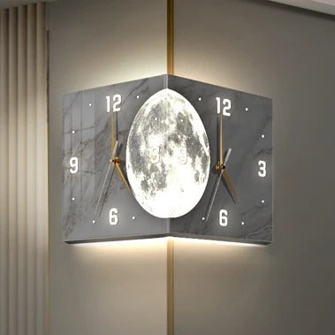 Double-Sided Moon Clock