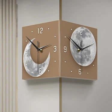 Double-Sided Moon Clock