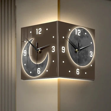 Double-Sided Moon Clock
