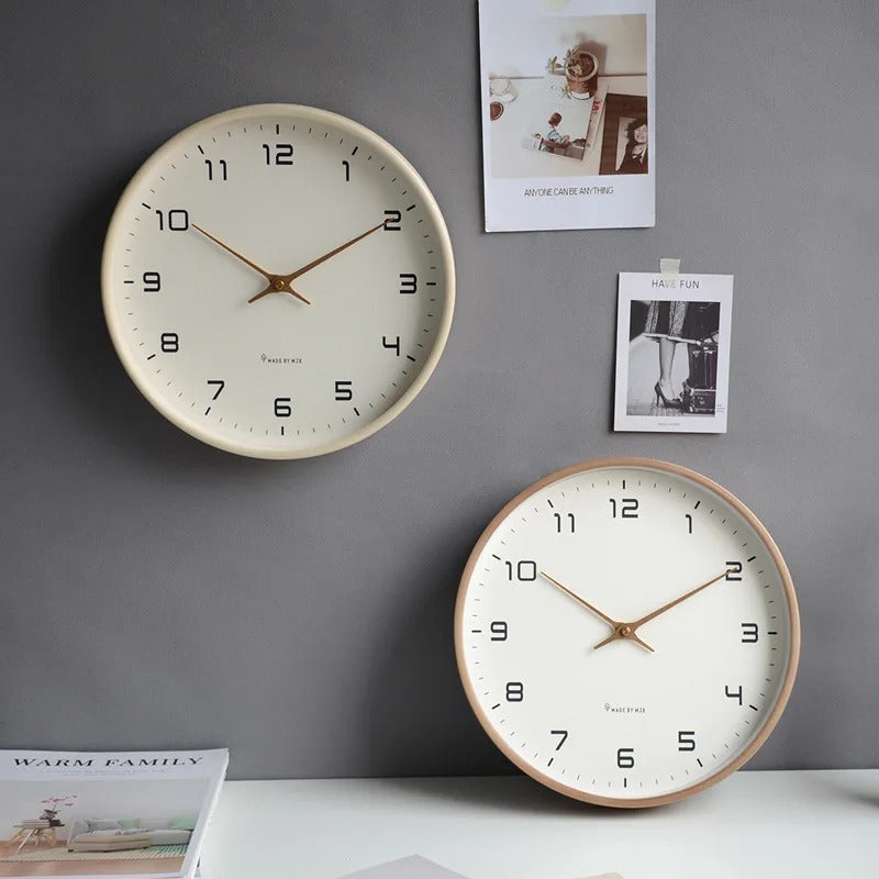 A Wood Clock with a distinctive presence, made to enhance a curated interior.