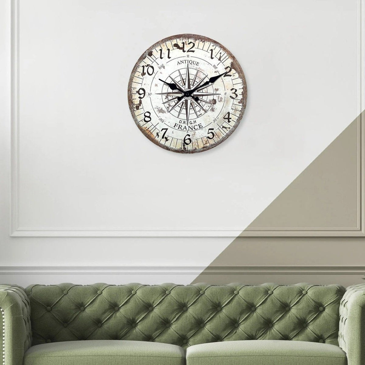 Wood Vintage Clock