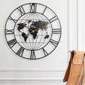 The Roman Numerals Clock, presented as a decorative timepiece for a thoughtfully designed home.
