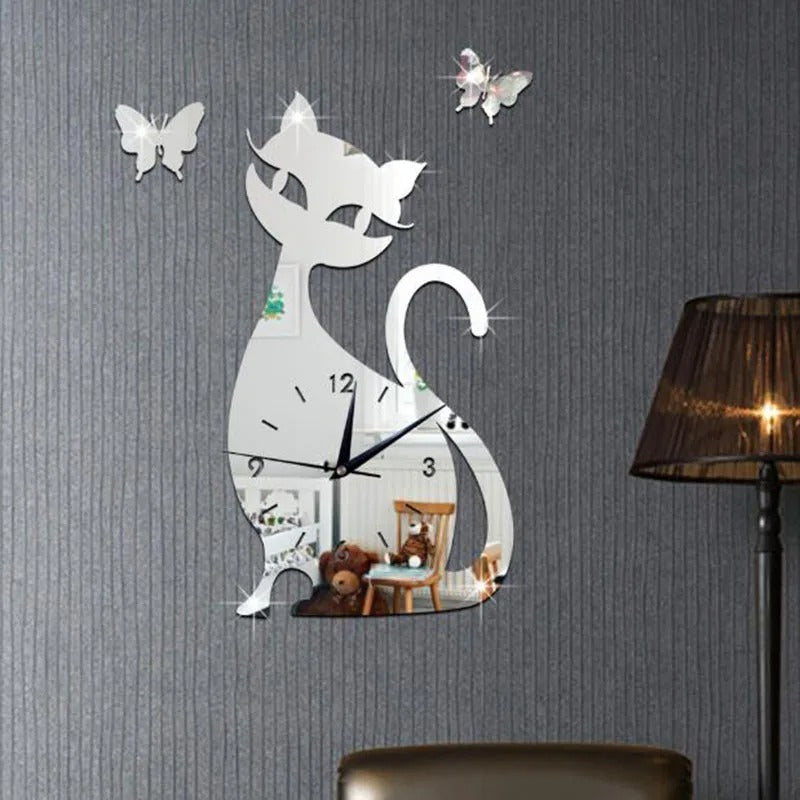 Forme of Cat Clock