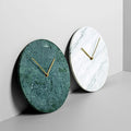 The White Marble Clock shown as a refined decorative accent for a modern living space.