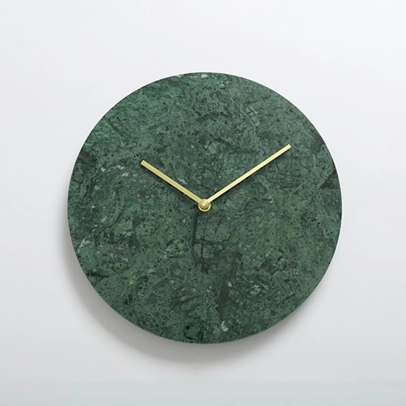 White Marble Clock