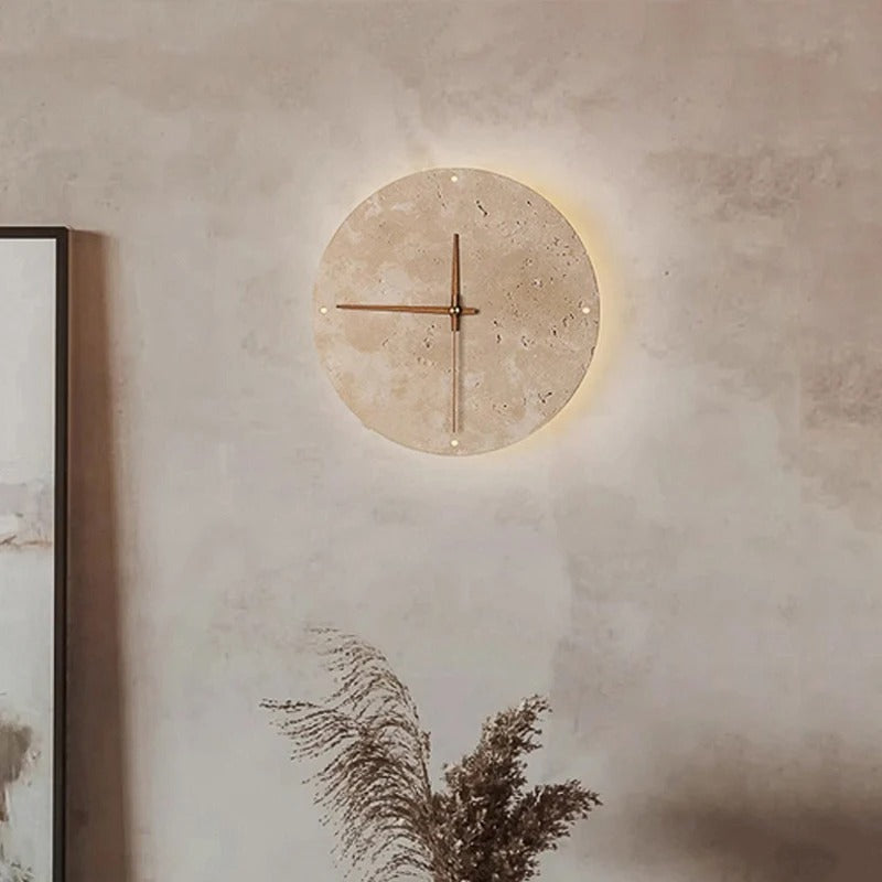 The Stone Natural Clock displayed as a functional yet eye-catching feature for the home.