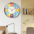 A Kids Learning Clock with a distinctive presence, made to enhance a curated interior.
