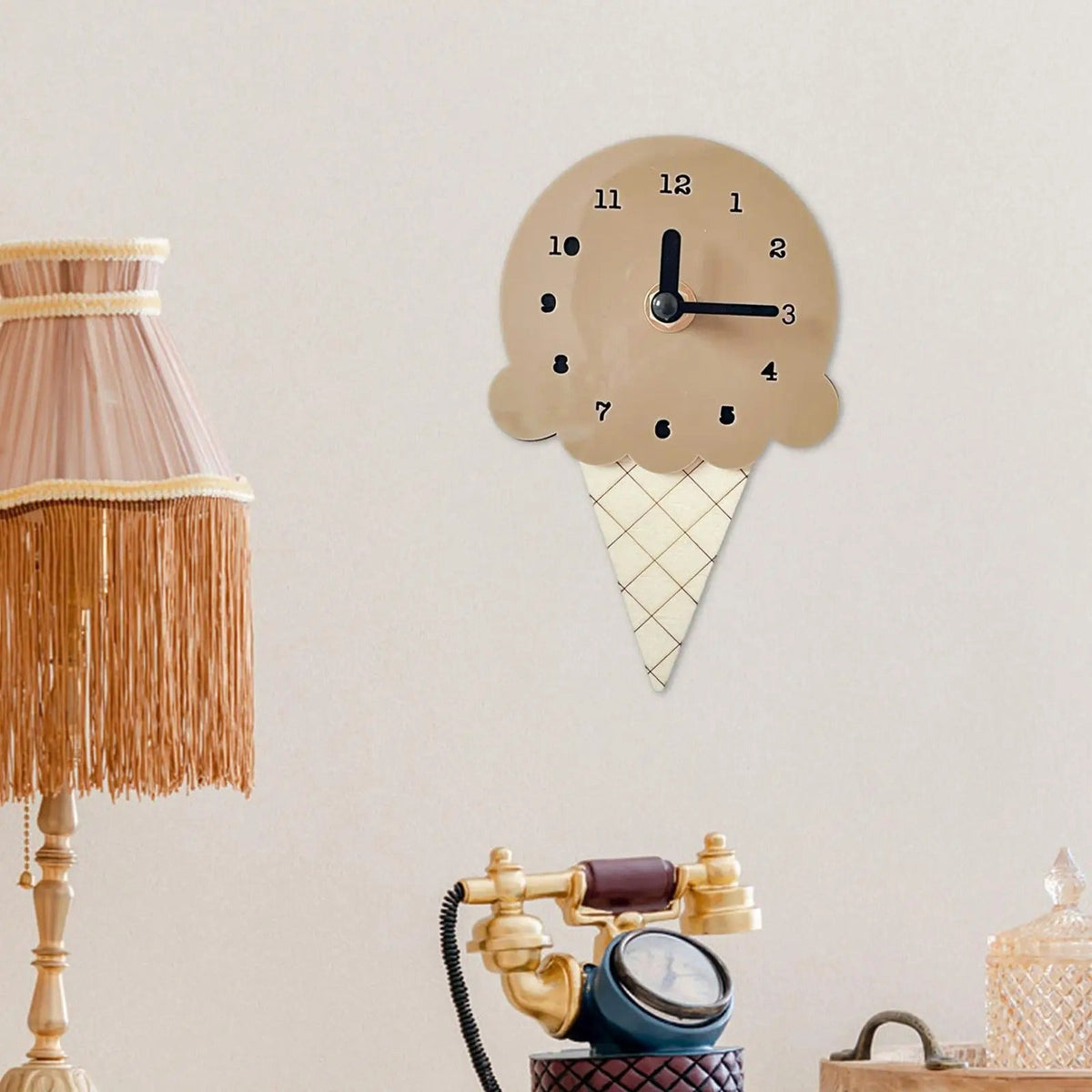 Kids Ice Cream Clock