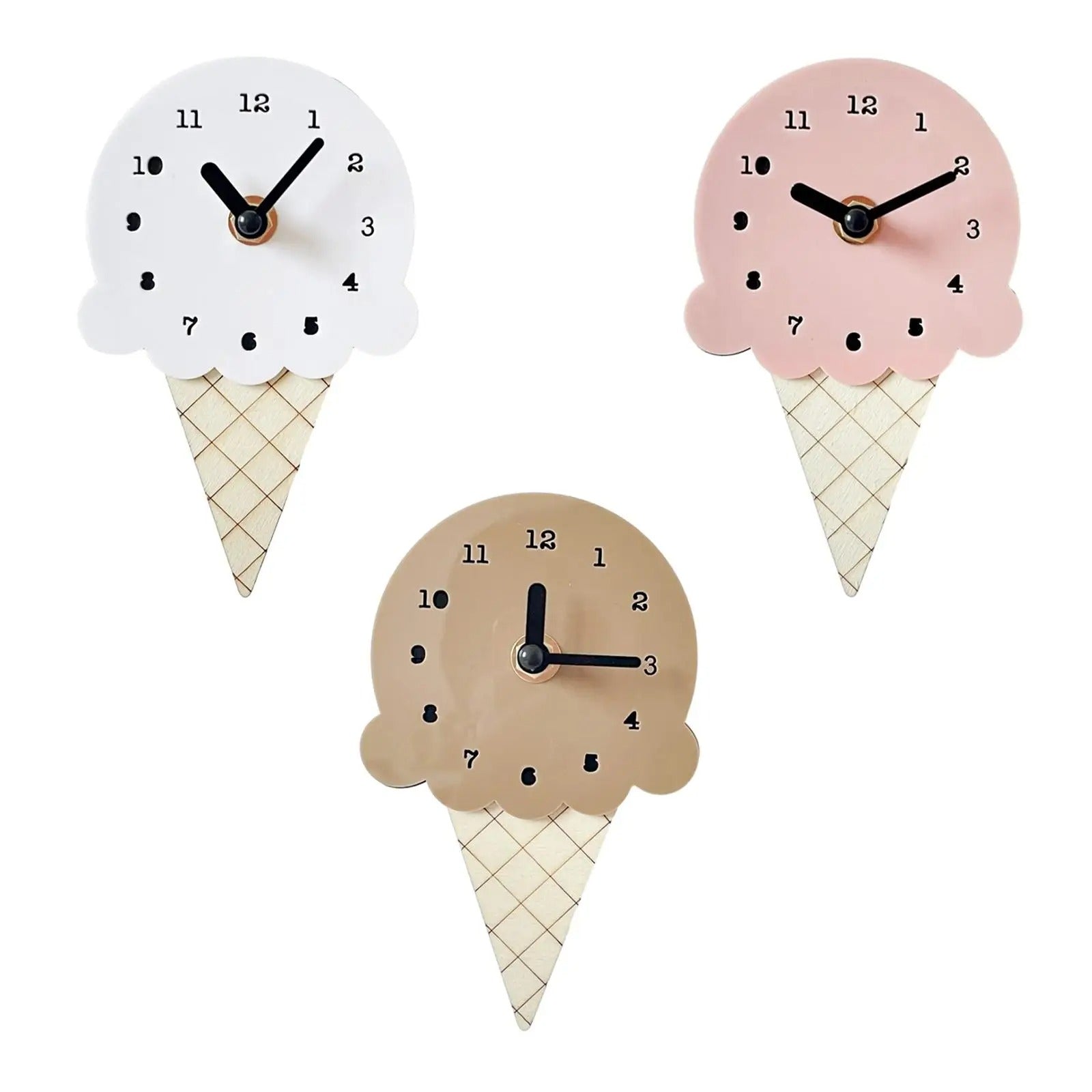 Kids Ice Cream Clock