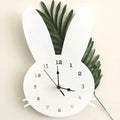 This Kids Rabbit Clock brings a polished clock design and decorative character to the wall.