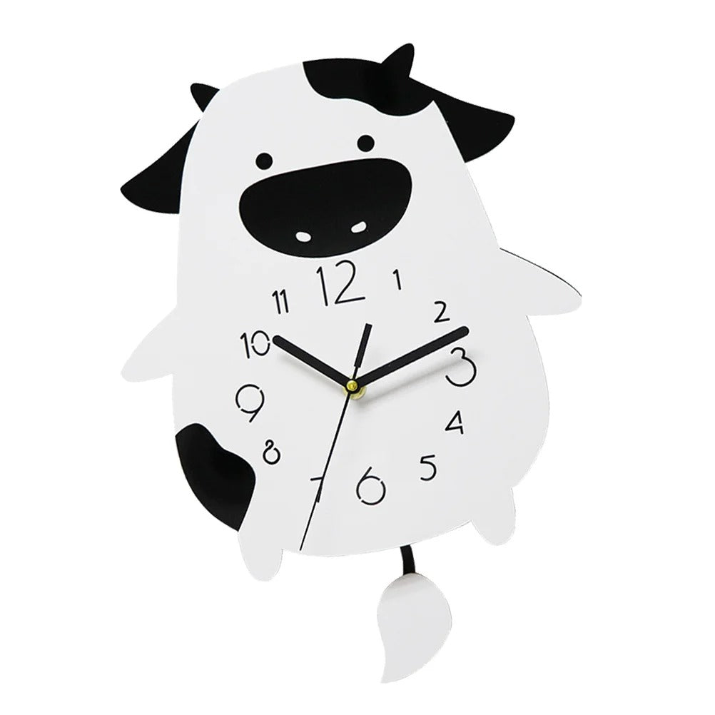 Kids Pendulum Cow Clock