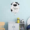 A Kids Pendulum Cow Clock that brings a distinctive finishing touch to a stylish interior.