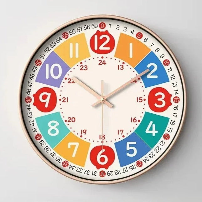 A Kids Clock with a distinctive presence, made to enhance a curated interior.