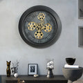 A Gears Clock with a distinctive presence, made to enhance a curated interior.