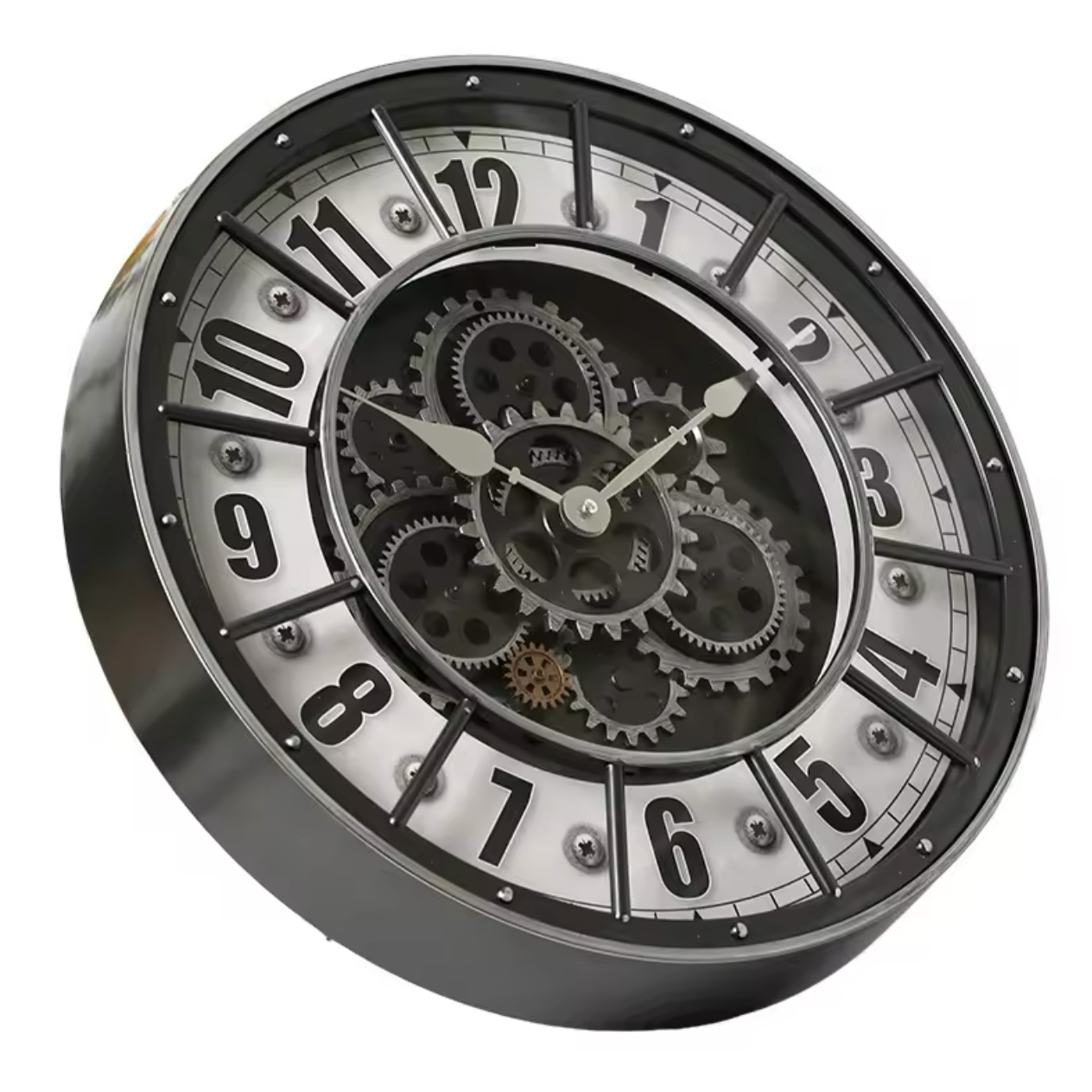 Gears in Metal Clock