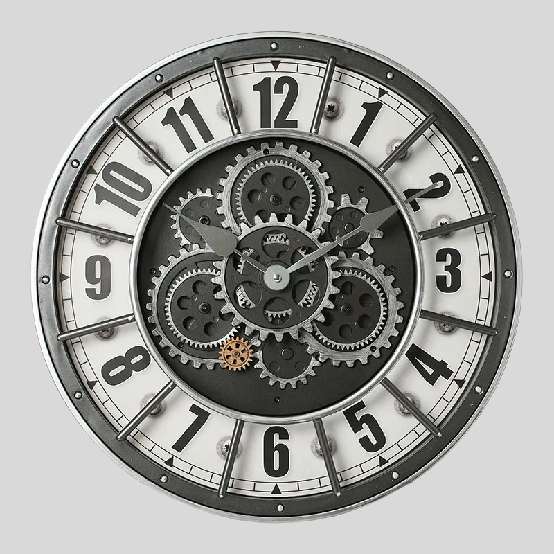 Gears in Metal Clock
