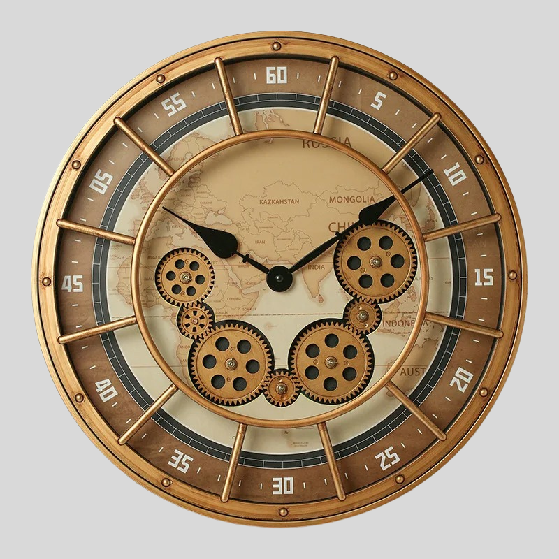 Gears Steampunk Clock