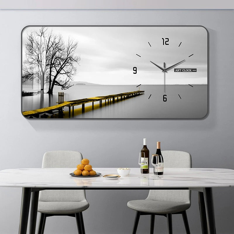 A Large Format Clock that brings a distinctive finishing touch to a stylish interior.
