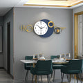 A Large Clock with a distinctive presence, made to enhance a curated interior.