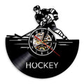 The Hockey Clock, a statement clock that lends personality to a carefully styled interior.