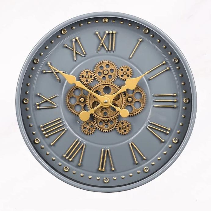 Industrial Gears Tournant Clock