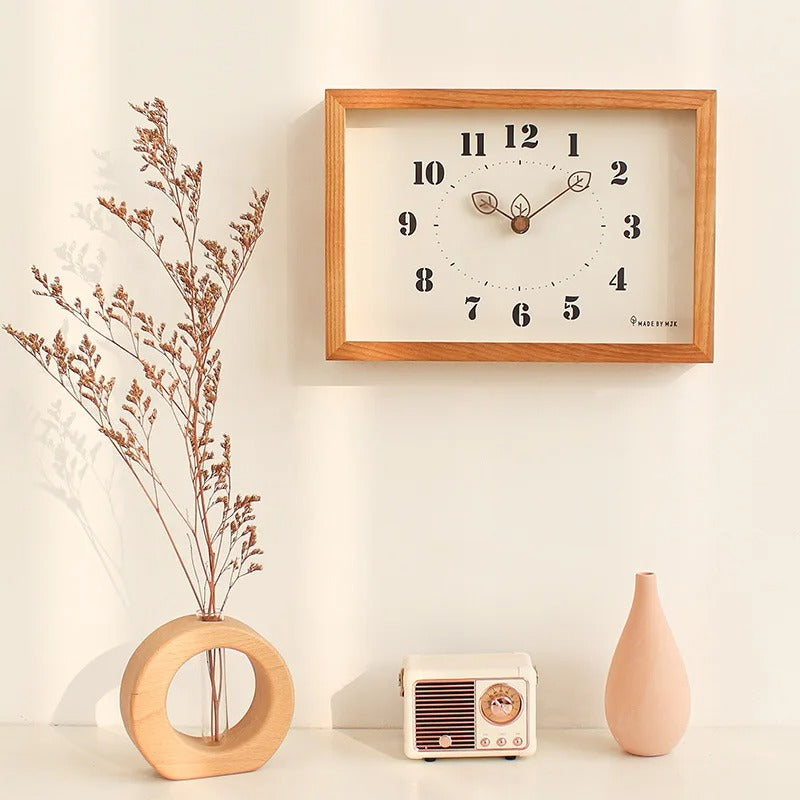 An elegant Japanese Clock designed to give a room a memorable decorative detail.