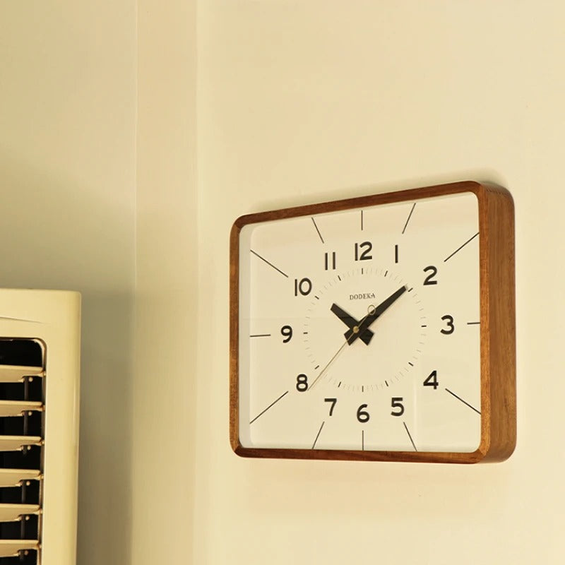 Japanese in Wood Clock