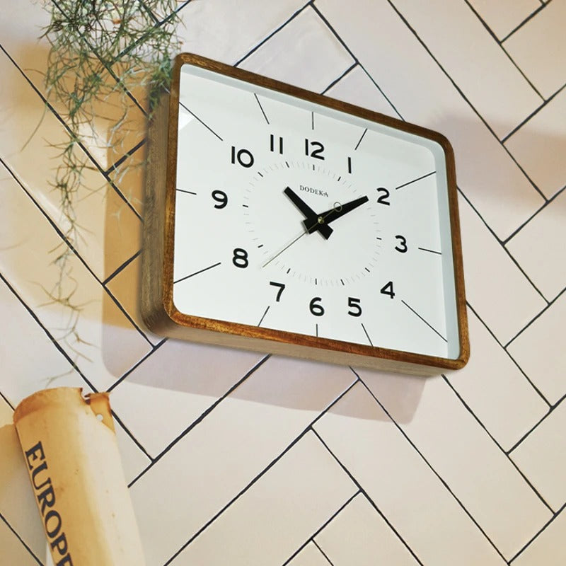 Japanese in Wood Clock
