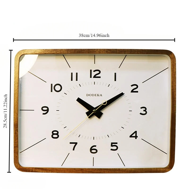 Japanese in Wood Clock