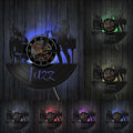 A Jazz LED Clock with a distinctive presence, made to enhance a curated interior.