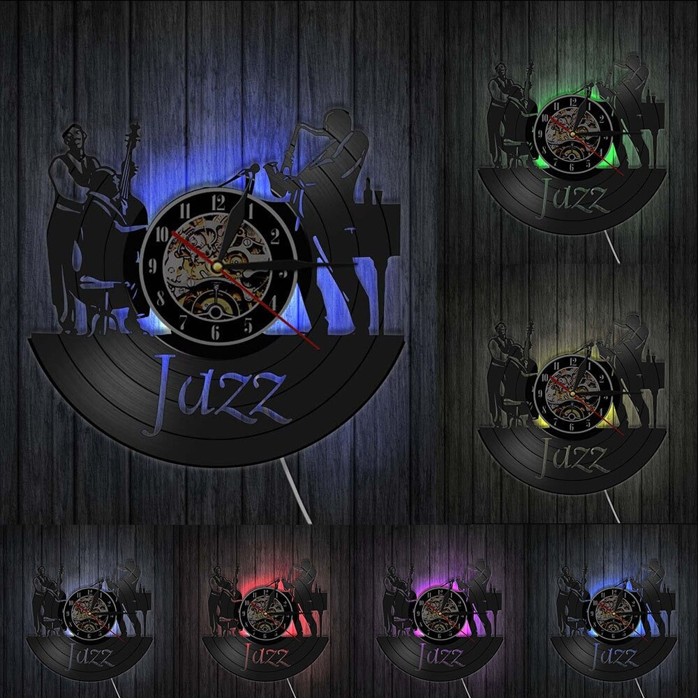 A Jazz LED Clock with a distinctive presence, made to enhance a curated interior.