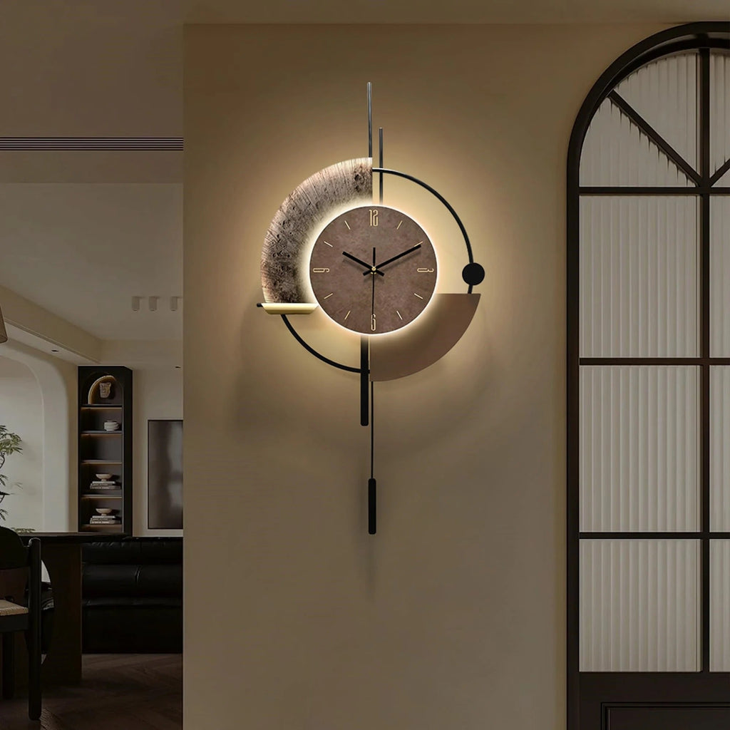 This LED Clock combines practical timekeeping with characterful wall decor.