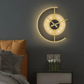 The LED Designer Clock, a statement clock that lends personality to a carefully styled interior.