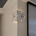 A closer view of the Illuminated Clock, created to become a striking focal point in any room.