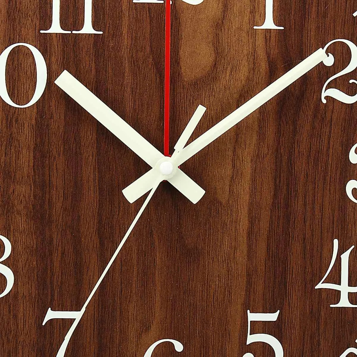 Illuminated Wood Clock