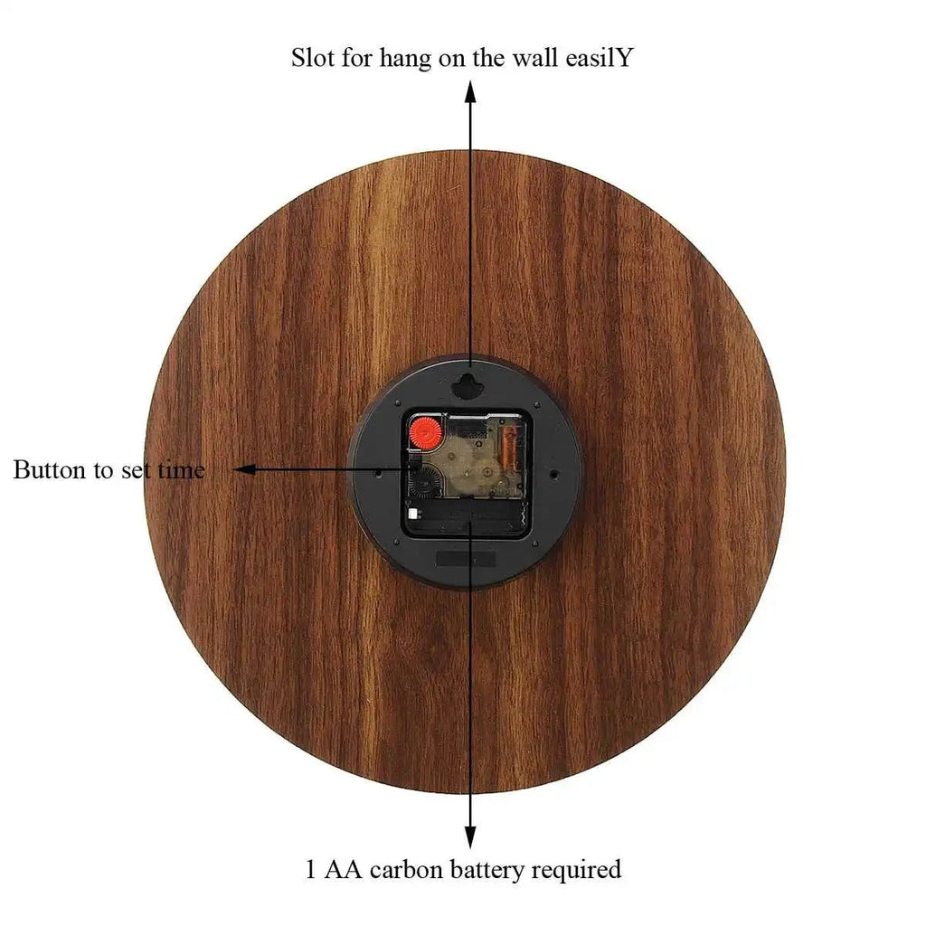 Illuminated Wood Clock