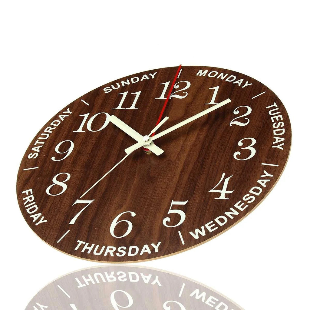 Illuminated Wood Clock